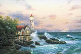 Thomas Kinkade Beacon of hope painting